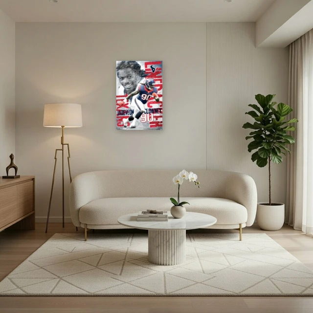Alt view image 3 of 4 - Houston Texans - Jadeveon Clowney 2014 Poster Print