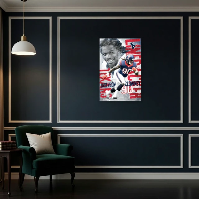 Alt view image 4 of 4 - Houston Texans - Jadeveon Clowney 2014 Poster Print