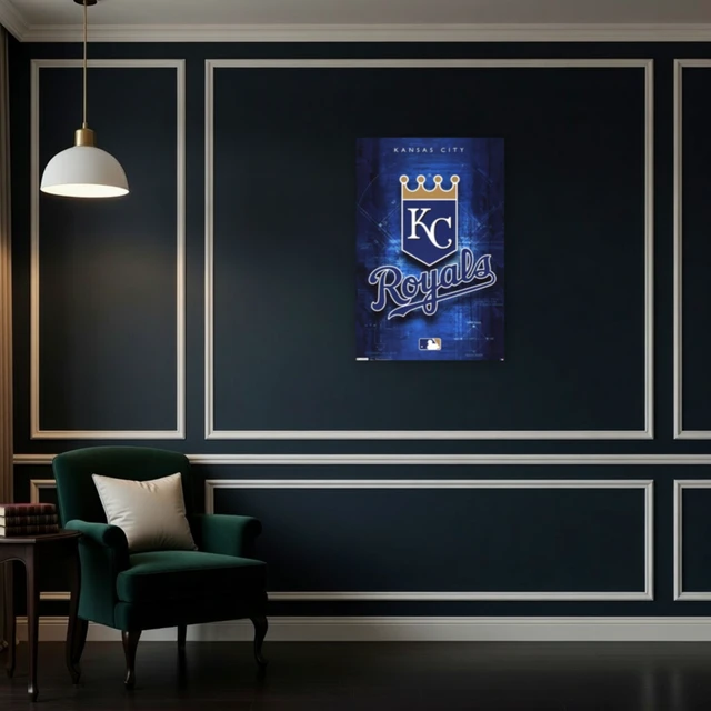 Alt view image 4 of 4 - Royals Logo Poster Print - 24x36