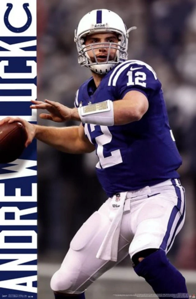 Alt view image 2 of 4 - Andrew Luck Indianapolis Colts 2014 Poster Print