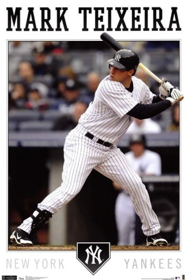 Main image of New York Yankees - Mark Teixeira Poster Print
