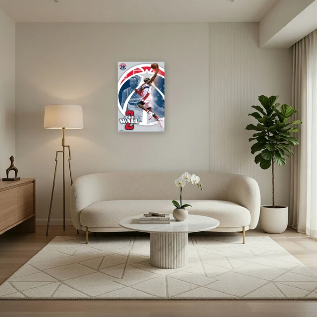 Alt view image 3 of 4 - Washington Wizards J Wall Poster Print 22x34