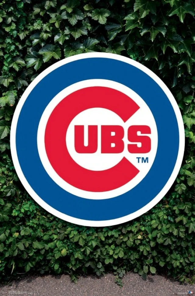 Main image of Chicago Cubs - Logo Poster Print (22x34)