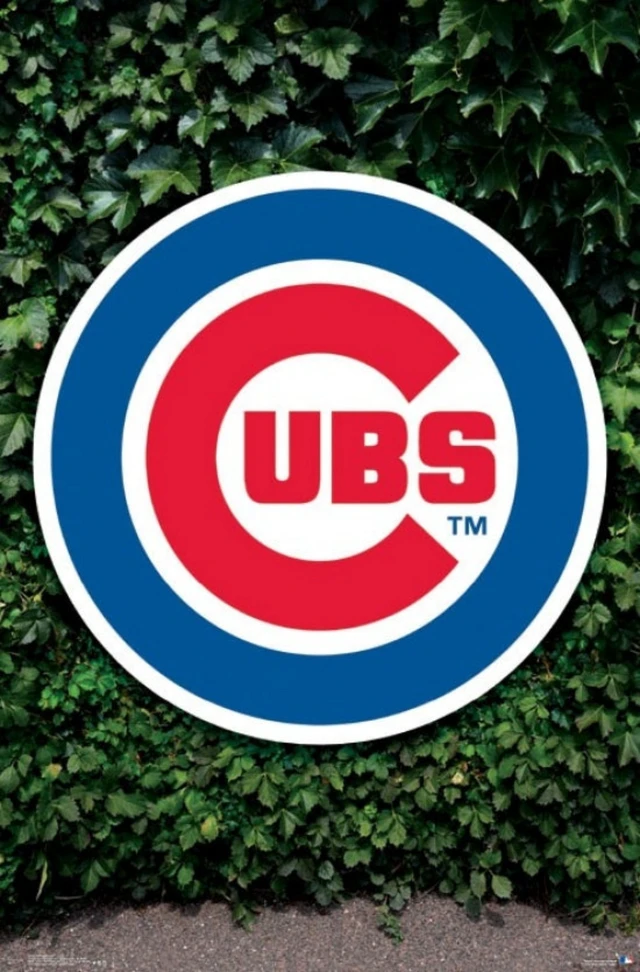 Alt view image 2 of 4 - Chicago Cubs - Logo Poster Print (22x34)
