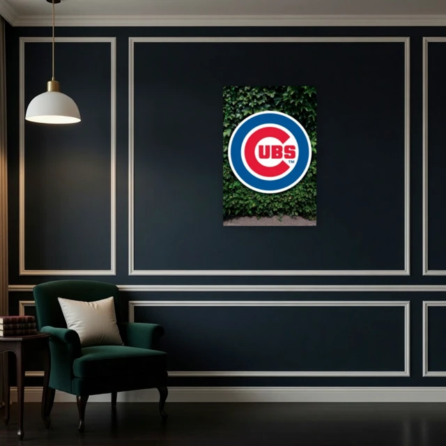 Alt view image 4 of 4 - Chicago Cubs - Logo Poster Print (22x34)