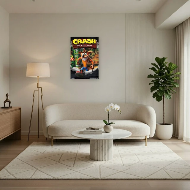 Alt view image 3 of 4 - Crash Bandicoot Remastered Poster Print - 22x34