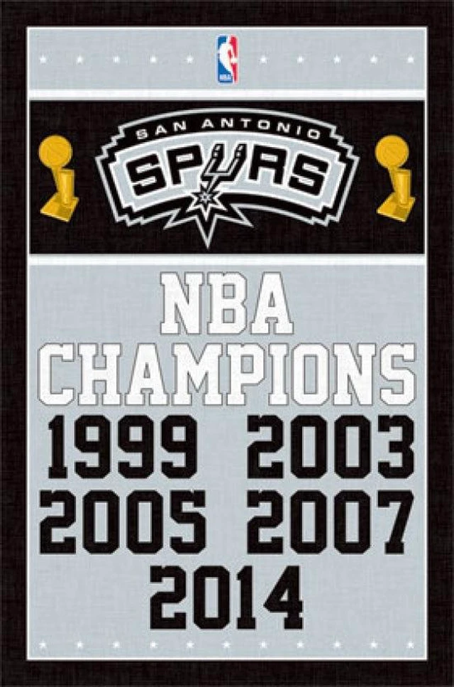 Main image of San Antonio Spurs Champions Poster Print - 22x34