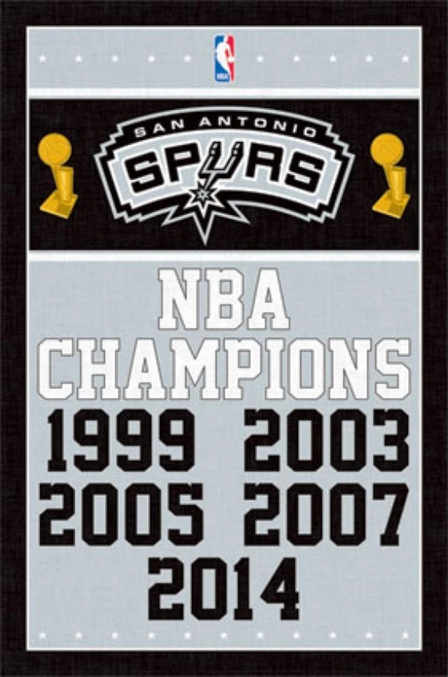 Alt view image 2 of 4 - San Antonio Spurs Champions Poster Print - 22x34