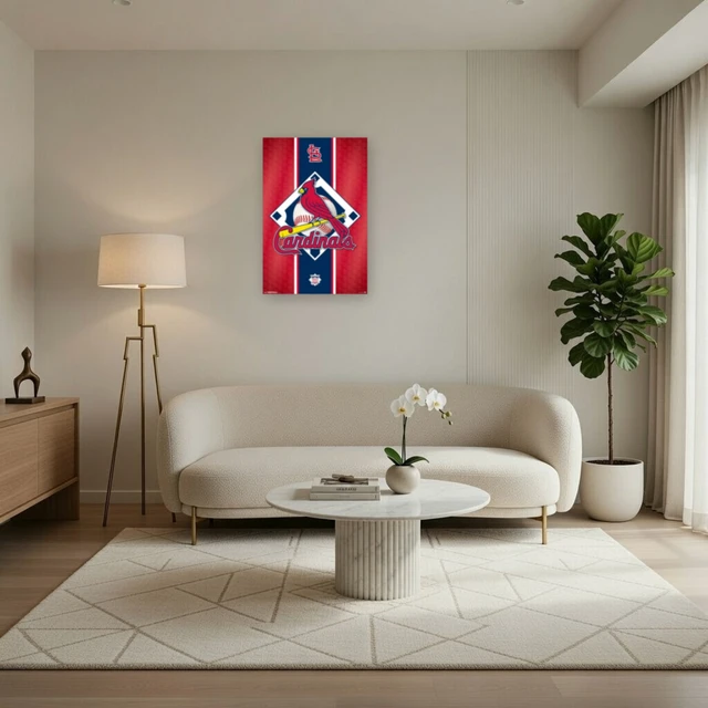 Alt view image 3 of 4 - St. Louis Cardinals Logo Poster Print - 22x34