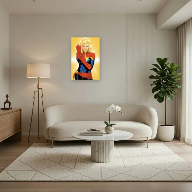 Alt view image 3 of 4 - Captain Marvel Glove Poster Print