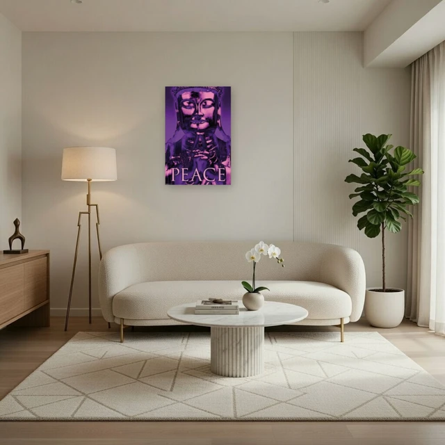 Alt view image 3 of 4 - Buddha Peace Poster - Tranquility Art Print