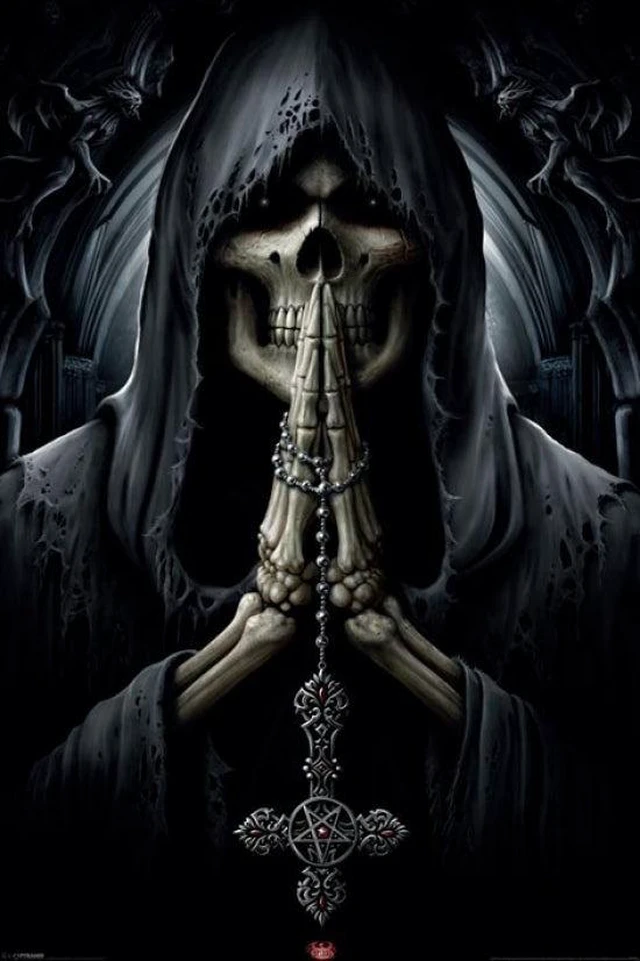 Main image of Spiral Death Prayer Poster - Stunning Wall Art