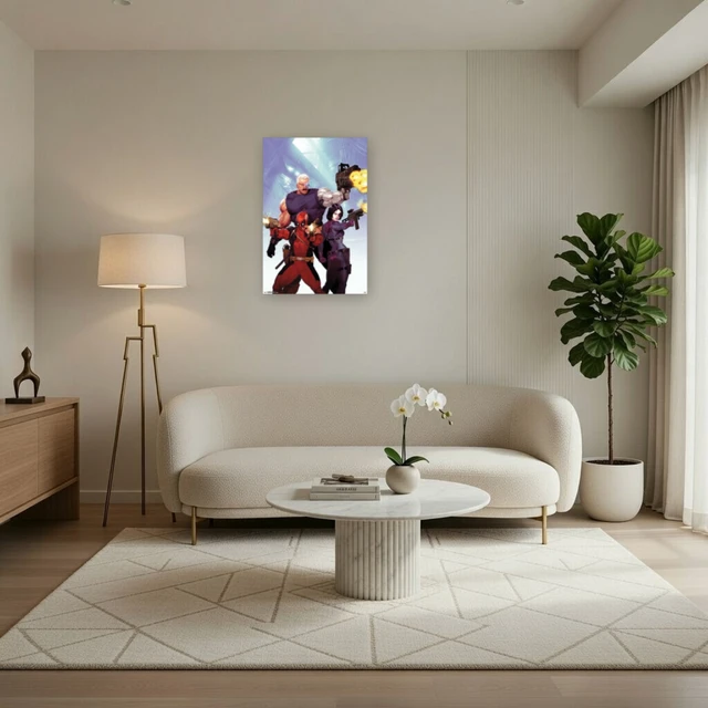 Alt view image 3 of 4 - Cable Deadpool and Domino Poster Print