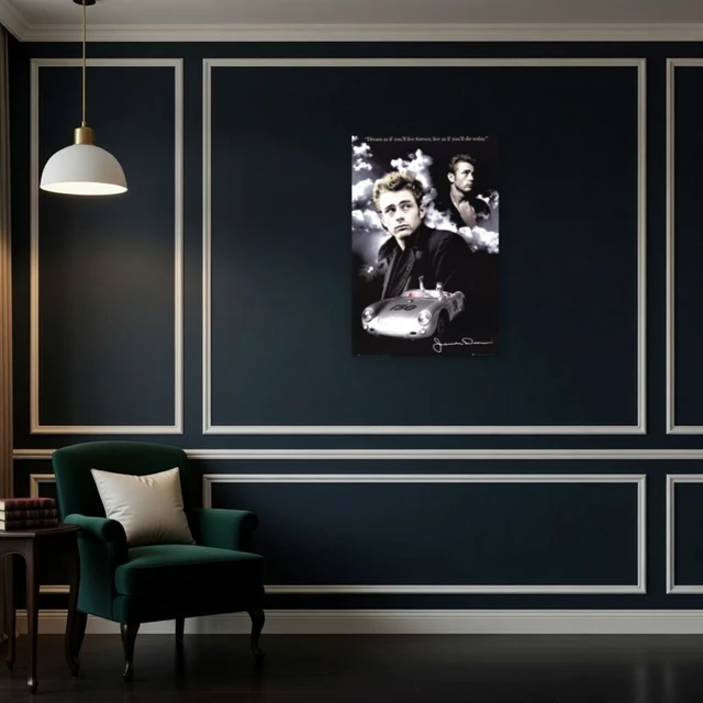 Alt view image 4 of 4 - James Dean Clouds Artwork Poster