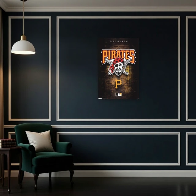 Alt view image 4 of 4 - Pirates - Logo Poster Print (24x36)