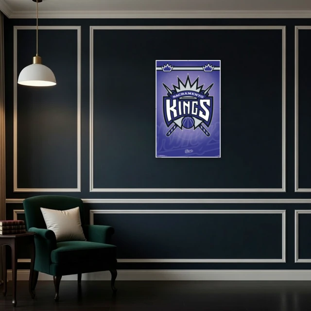 Alt view image 4 of 4 - Sacramento Kings Logo Poster Print - 22x34