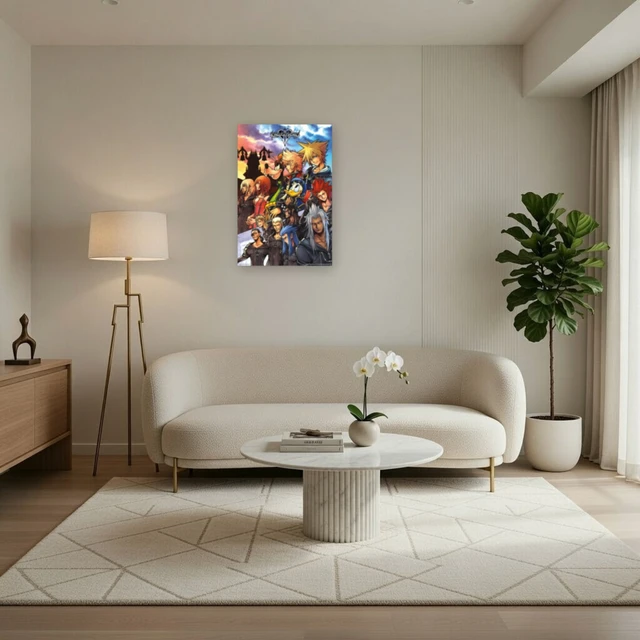 Alt view image 3 of 4 - Kingdom Hearts Group Poster Print - 22 x 34