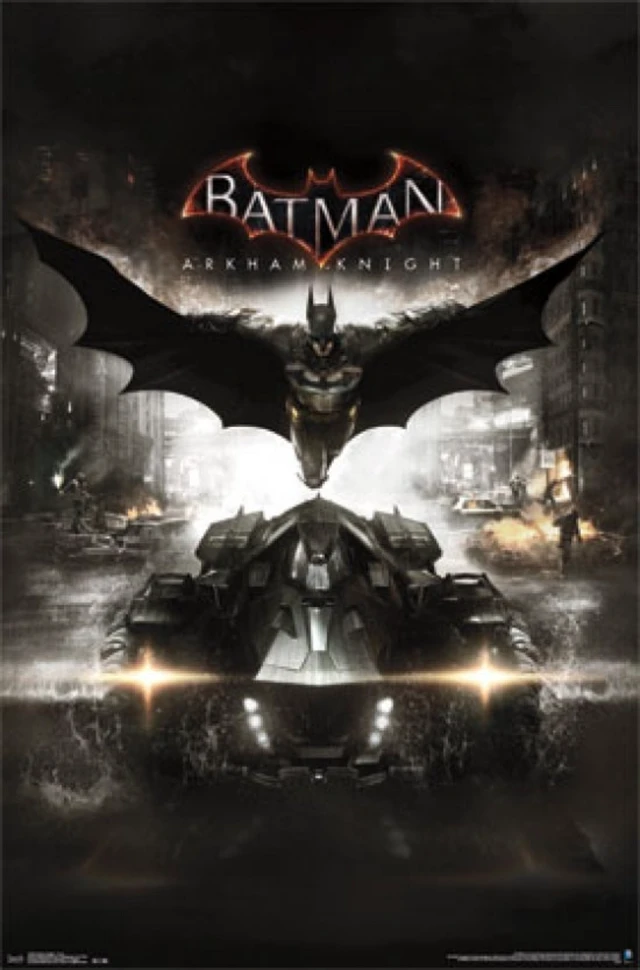 Alt view image 2 of 4 - Batman Arkham Knight Game Cover Poster Print