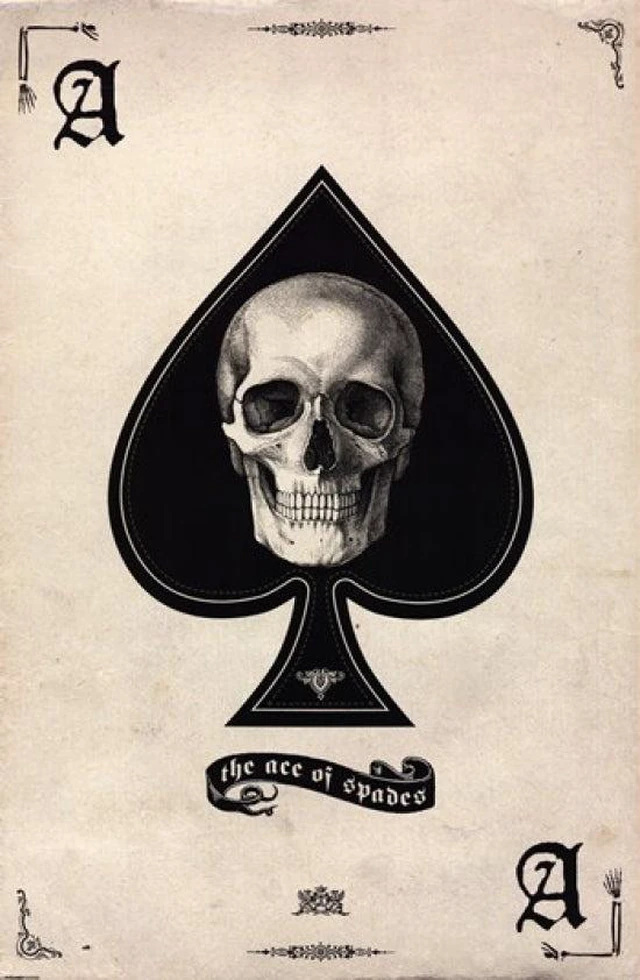 Main image of Ace of Spades Card Poster - Classic Playing Card Art