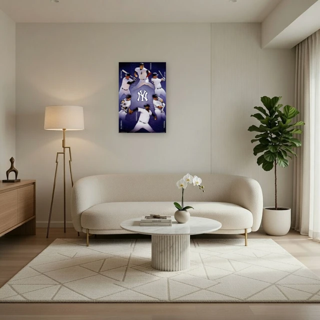 Alt view image 3 of 4 - New York Yankees Collage Poster Print - 24x36