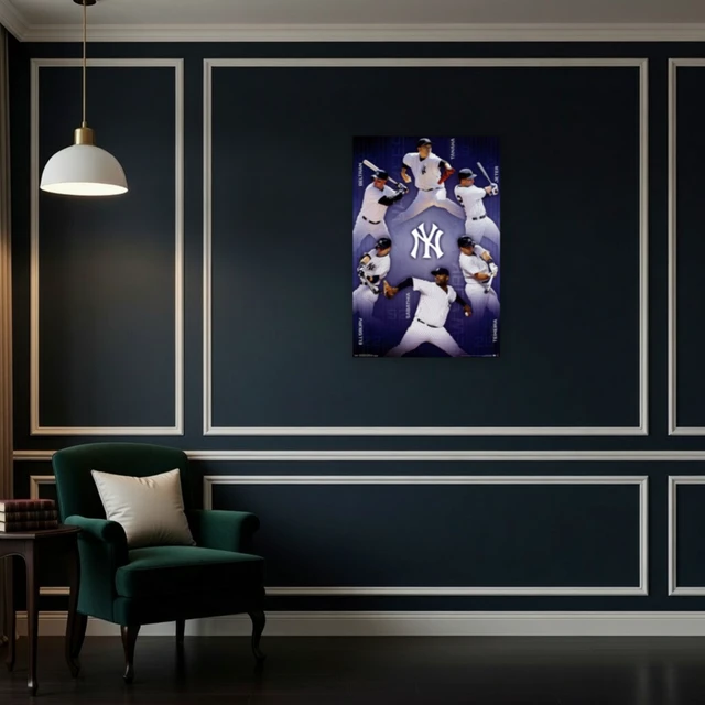 Alt view image 4 of 4 - New York Yankees Collage Poster Print - 24x36
