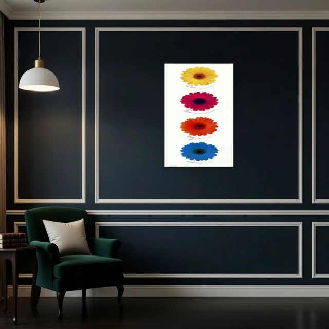 Alt view image 4 of 4 - Daisies Dance Love Sing Live Poster - Vertical Art Print