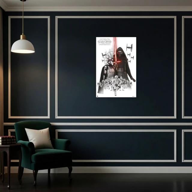 Alt view image 4 of 4 - Star Wars Empire Strikes Back White Poster - Iconic Sci-Fi Art