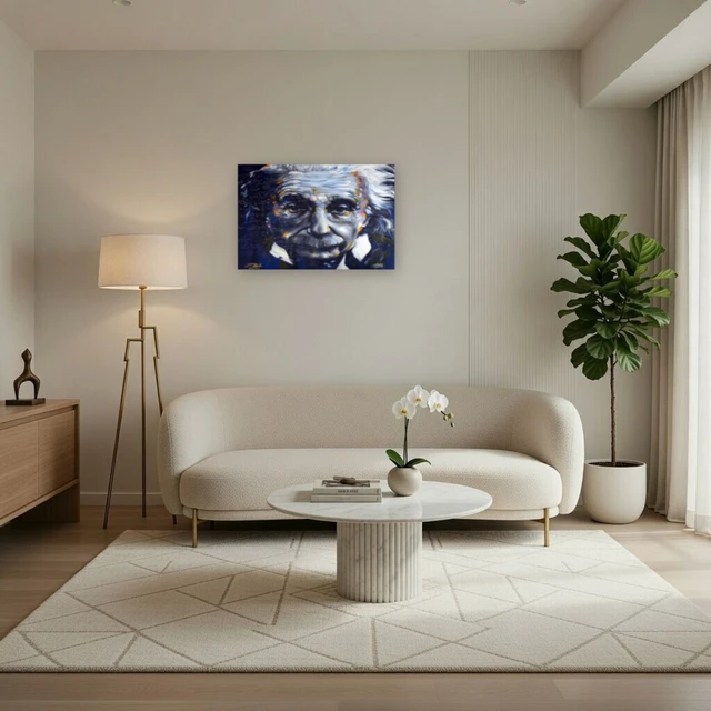 Alt view image 3 of 4 - Albert Einstein Poster Art by Stephen Fishwick