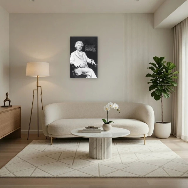 Alt view image 3 of 4 - Mark Twain Discover Poster - Inspirational Wall Art