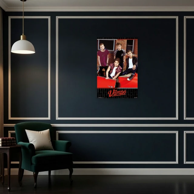 Alt view image 4 of 4 - The Vamps Car Poster Print - 24x36