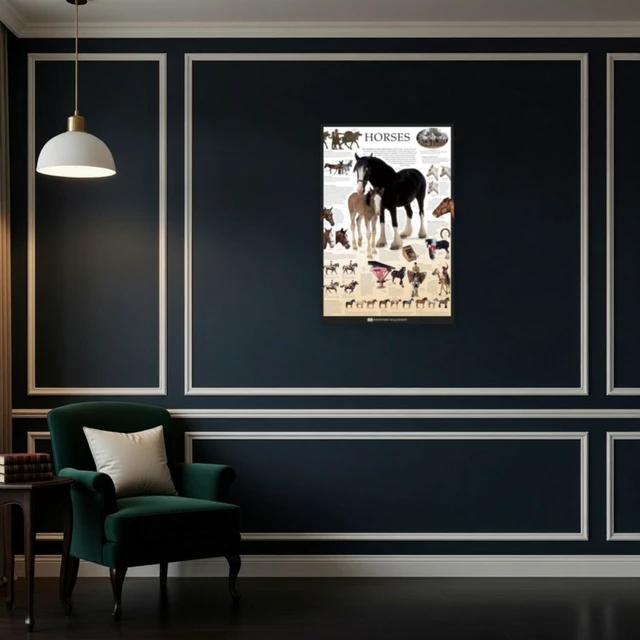 Alt view image 4 of 4 - Horses - Dorling Kindersley Eyewitness Wallcharts Poster