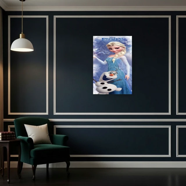 Alt view image 4 of 4 - Disney Frozen Elsa Door Poster Print - 21x62