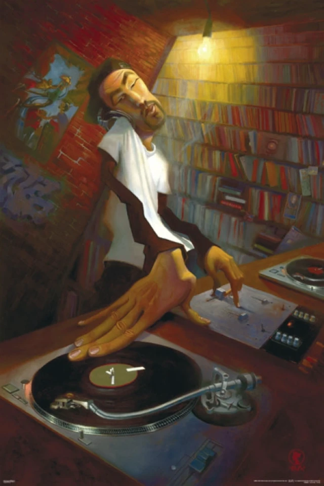 Alt view image 2 of 4 - Justin Bua The DJ Poster - Vibrant Music Art (24 x 36)
