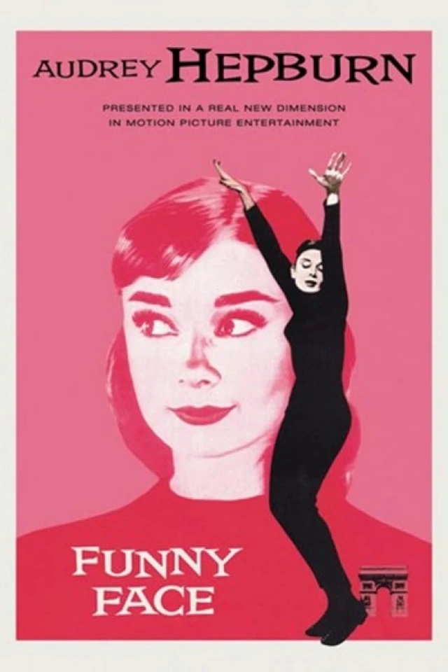 Alt view image 2 of 4 - Audrey Hepburn Funny Face Poster - Classic Hollywood Art