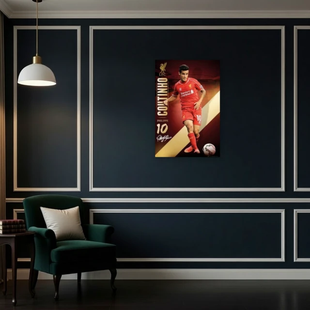 Alt view image 4 of 4 - Liverpool Coutinho 1415 Poster - Premium Quality Print