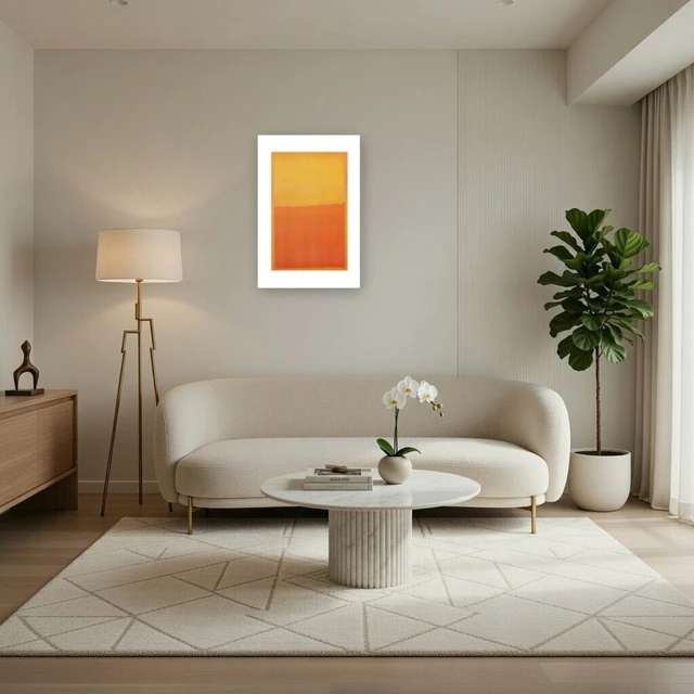 Alt view image 3 of 4 - Orange and Yellow Art Print by Mark Rothko