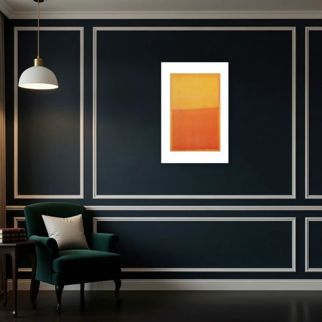 Alt view image 4 of 4 - Orange and Yellow Art Print by Mark Rothko
