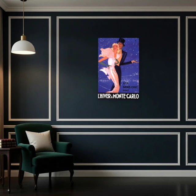 Alt view image 4 of 4 - Monte Carlo Les Gens Chic Poster - Premium Art Print