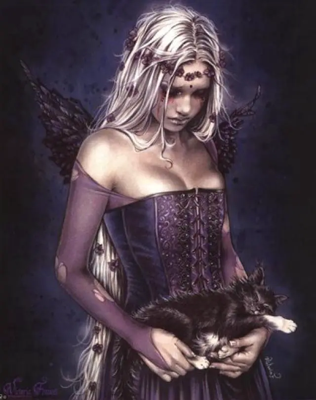 Main image of Angel Of Death Poster Print by Victoria Frances (16 x 20)