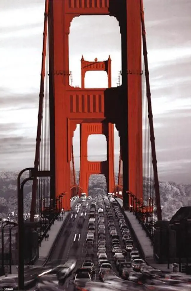 Main image of Golden Gate Bridge Poster Print (22 x 34)