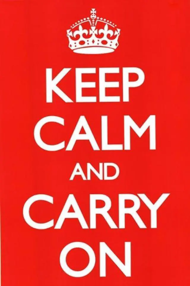 Main image of Keep Calm (RED) Poster Print (22 x 34)
