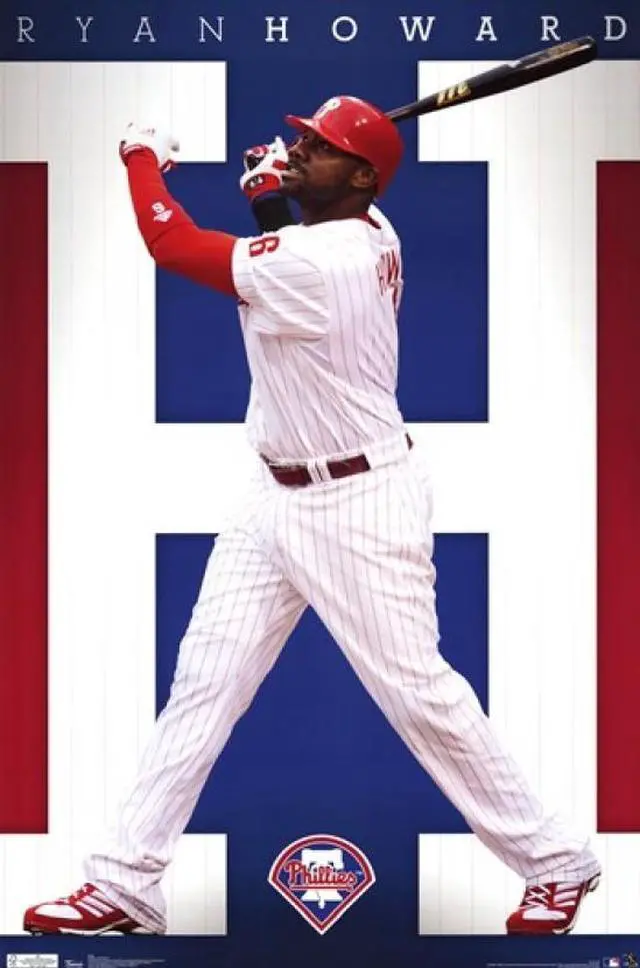 Main image of Phillies - R Howard 11 Poster Print (24 x 36)