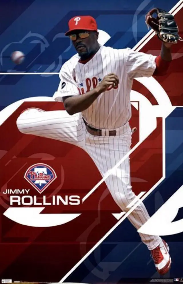 Main image of Phillies - J Rollins 10 Poster Print (24 x 36)