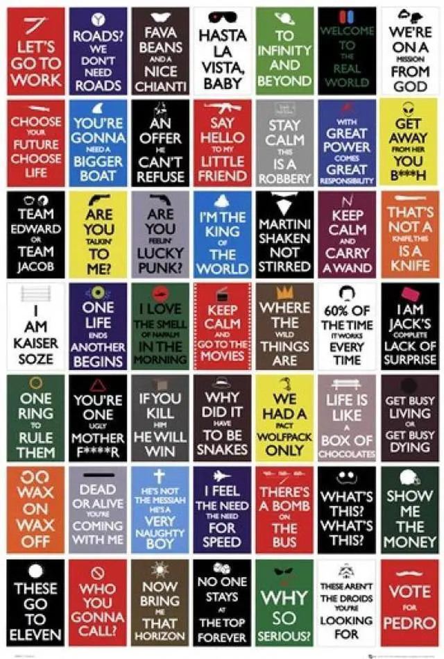 Main image of Keep Calm & Go to the Movies Poster Print (24 x 36)
