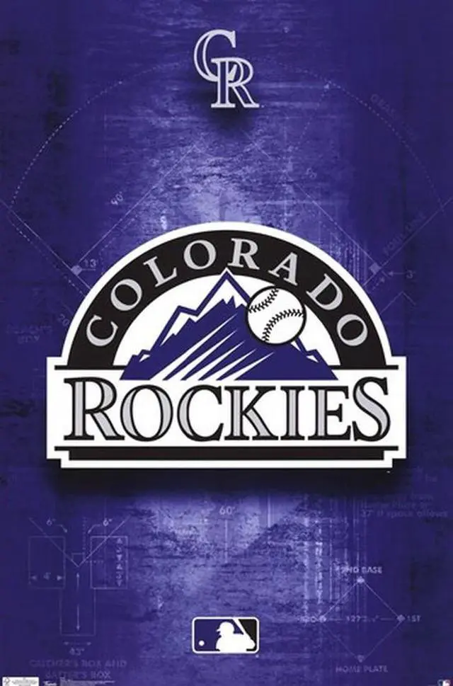 Main image of ROCKIES - LOGO 11 Poster Print (22 x 34)
