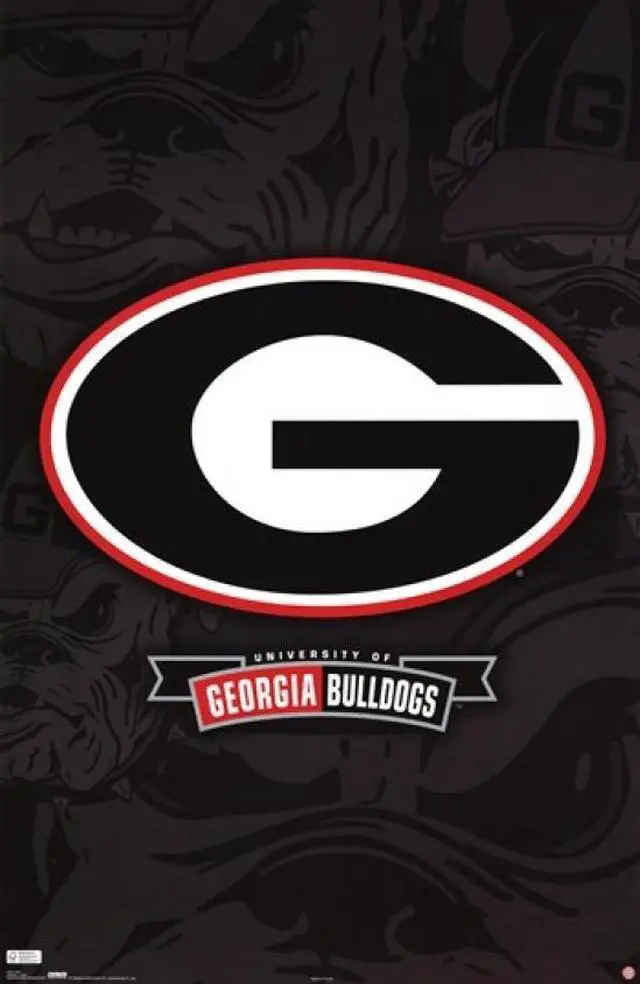 Main image of Georgia Bulldogs - Logo Poster Print (24 x 36)