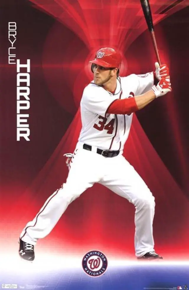 Main image of Nationals - B Harper 12 Poster Print (22 x 34)