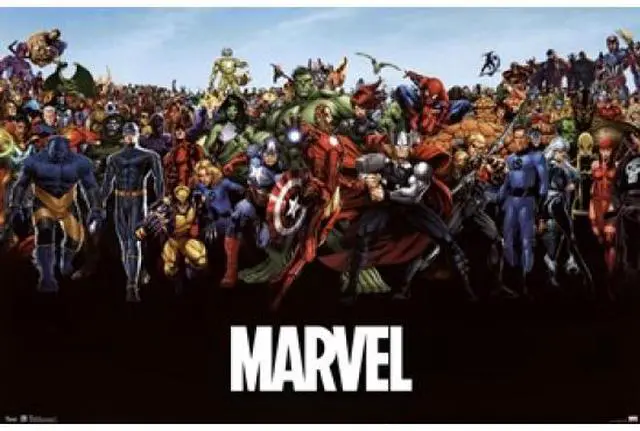 Main image of Marvel - The Lineup Poster Print (36 x 24)