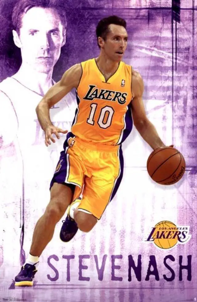 Main image of Lakers - Steve Nash 12 Poster Print (24 x 36)