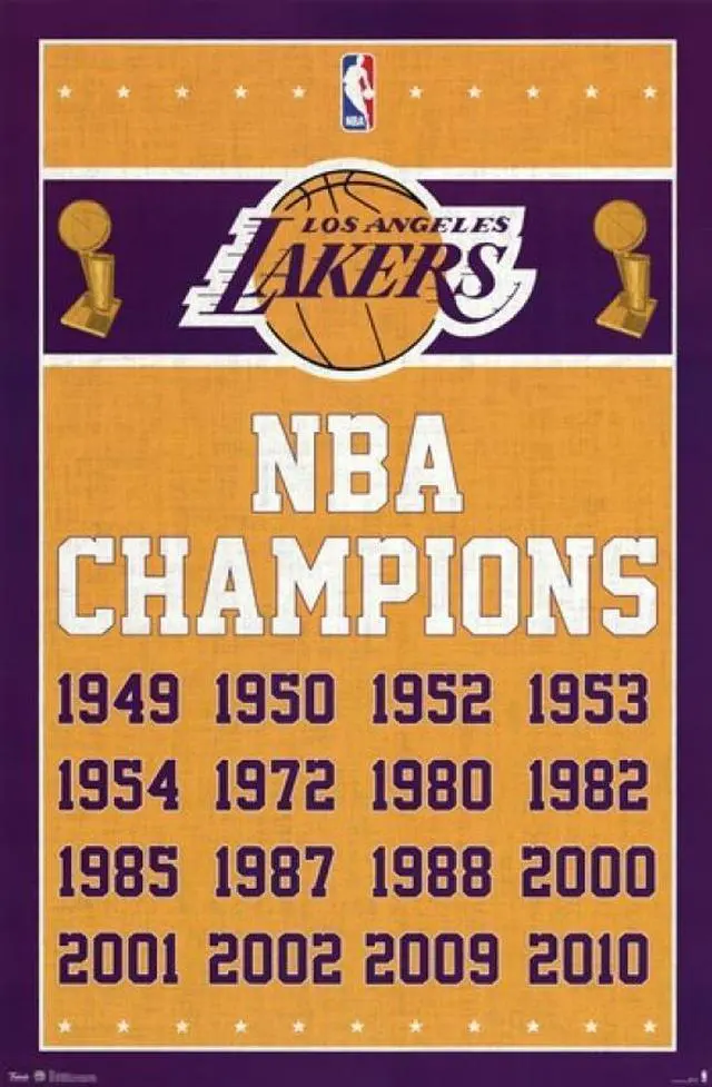 Main image of Los Angeles Lakers - Champions 13 Poster Print (22 x 34)